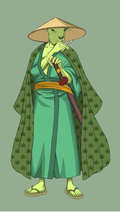 Green Sheep Samurai